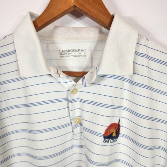 Nike Golf Fit Dry Bay Creek Polo Collar Shirt. Size large - Picture 2 of 8